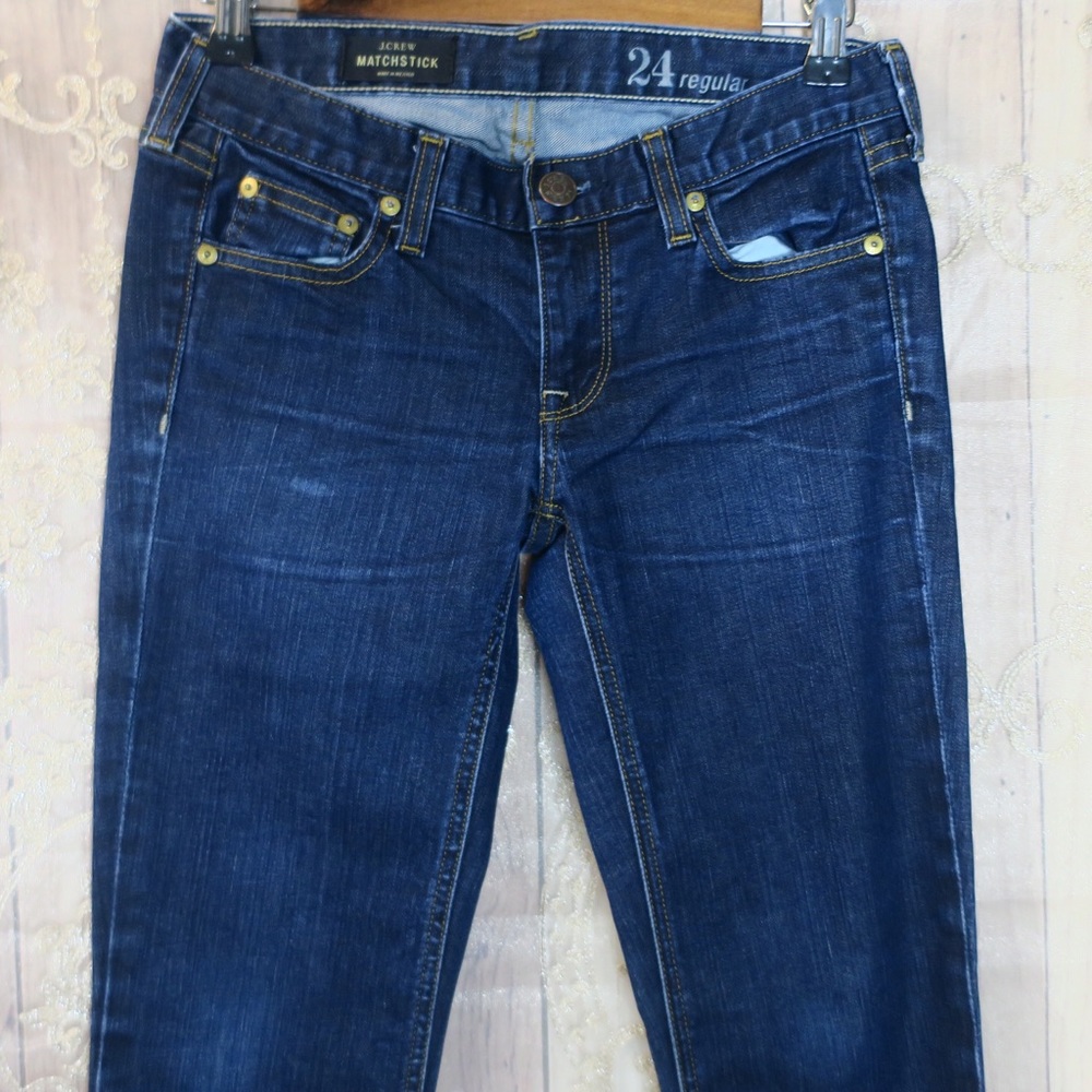 J. CREW | Dark Matchstick Denim Size 24